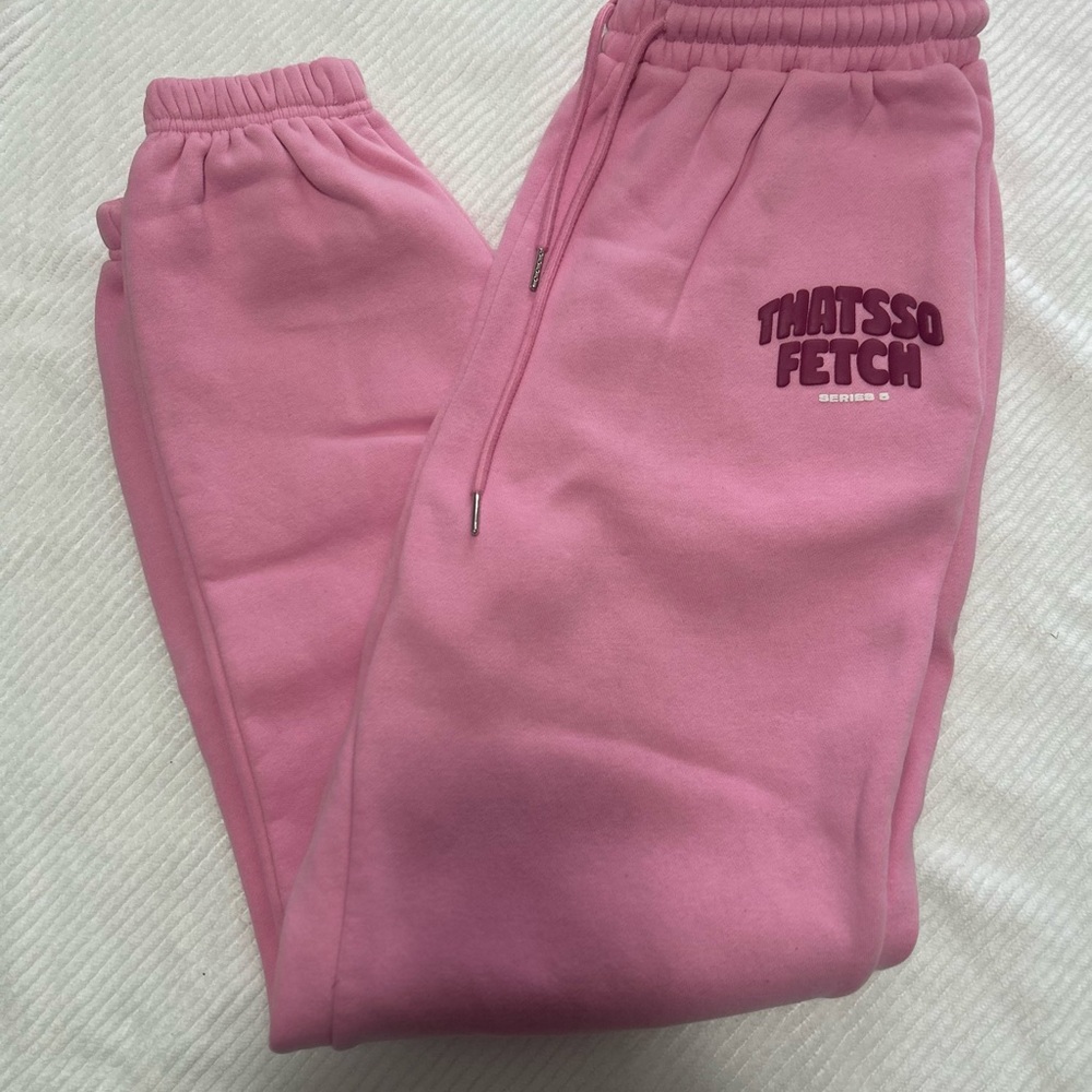 Thatso Fetch Kids Pink Sweatpants